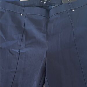 Navy Straight Leg Pants